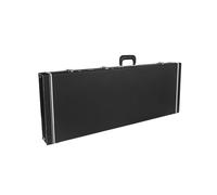 Gator Cases GW-EXP Deluxe Wood Case for Explorer Electric Guitars, Secure Locking Hardware, Black Plush Interior and Black Finish