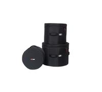 Gator Cases ICON Series Bop Drum 3pc Set Premium Gigbags, BD, FT, TT | Weatherproof, Padded & Sturdy, Heavy-Duty Zipper - Black (GP-ICON-BOP)