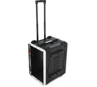 Gator Cases Lightweight Molded 4U Rack Case with Built-in Power Supply,Retractable Tow Handle,19.25" depth, 6U (GRR-6PL-US)