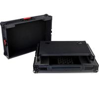 Gator Cases ONYX Series Flight Case with Upper Deck Platform for Pioneer DDJ-FLX10 DJ Controller, Black Hardware, (G-ONYXUD-FLX10)