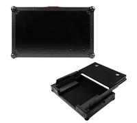 Gator Cases ONYX Series Flight Case with Upper Deck Platform for Pioneer DJ DDJ-FLX4 DJ Controller, Black Hardware, (G-ONYXUD-FLX4)