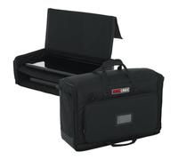 Gator Cases Padded Nylon Dual Carry Tote Bag for Transporting (2) LCD Screens, Monitors and TVs Between 19" - 24"; (G-LCD-TOTE-SMX2)