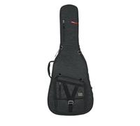 Gator Cases Transit Series Acoustic Guitar Gig Bag Charcoal Black Exterior (GT-Jumbo-BLK)