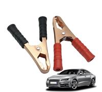 Gator Clamps Electric, Battery Clips, Crocodile Clips, High Performance Clips, Crocodile Clips, 100A, Pack of 2 Replacement Battery Charger Clips, Metal Spring Jumper Clamps for Car, Car, Boat, Red