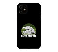 Gator Control Funny Alligator Hunting Crocodile Gator Hunter Case for iPhone 11