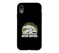 Gator Control Funny Alligator Hunting Crocodile Gator Hunter Case for iPhone XR