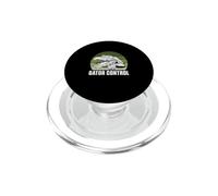 Gator Control Funny Alligator Hunting Crocodile Gator Hunter PopSockets PopGrip for MagSafe
