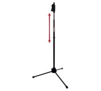 Gator Frameworks Deluxe Tripod Microphone Stand with Clutch Height Adjustment (GFW-MIC-2100)