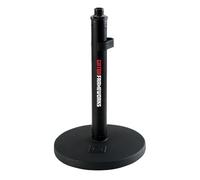 Gator Frameworks Desktop Microphone Stand with Round Base GFW-MIC-0600 Table Podcast Studio Black
