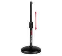 Gator Frameworks Desktop Microphone Stand with Round Weighted Base & Adjustable