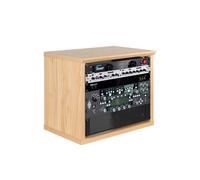 Gator Frameworks Elite Series Furniture Desktop 8U Studio Rack MPL, maple finish (GFW-ELITERK-8U-MPL)