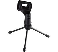 Gator Frameworks GFW-MIC-0251 Wireless Mic Mini Tripod Desktop Stand for Microphones - Black