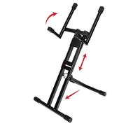Gator Frameworks High Profile Guitar Amp Stand; Perfect for Digital Modelers and Head Units (GFWGTRAMP200)