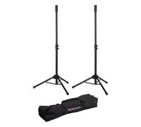 Gator Frameworks Lightweight and Compact Mini Tripod Speaker Stand Set with Nylon Carry Bag (GFWSPK0250SET)