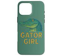 Gator Girl Cute Alligator Artwork Floridian design Case for iPhone 16 Pro Max