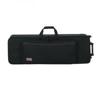 Gator Rigid EPS Foam Lightweight Case with Wheels for Slim 61 Note Keyboards