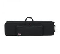 Gator Rigid EPS Foam Lightweight Case with Wheels for Slim 76 Note Keyboards