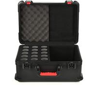 Gator GTSA-MIC15 ATA Molded Polyethylene Case with Foam Drops for 15 Microphones.