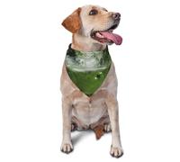 Gator Lurking Green Dog Bandana Pet Scarf Accessories for Small Medium Dogs Cats Photo Prop, Triangle Pet Bandanas Adjustable Puppy Bib Washable Dog Kerchief Puppy Neckerchief
