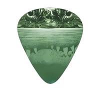 Gator Lurking Green Guitar Plectrums 12 Pieces For Ukulele Bass Instrument Accessories