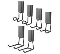 GATOR MAGNETICS Storage Hooks: 6-Pack, The Ultimate Workshop & Garage Storage Systems, Heavy Duty Magnetic Hooks, Sturdy Tool Storage Solutions, 25lb Hold, for All Steel Surfaces (2.5" & 4" Hooks)