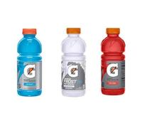 GATORAD-E Thirst Quencher Variety Pack - 1x Glacier Cherry Freeze | 1x Fruit Punch | 1x Cool Blue Raspberry - 591ml (3 Pack)- USA