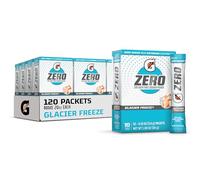 Gatorade G Zero Powder, Glacier Freeze, 0.10 oz Packets (120 Pack)
