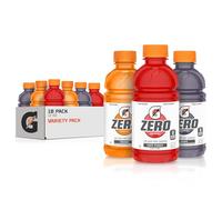 Gatorade G ZERO SPORTS DRINK FRUIT PUNCH ORANGE GRAPES ASSORTMENT PACK 350ML (18 PACK)