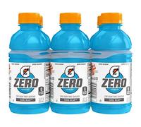 Gatorade G Zero Thirst Quencher, Cool Blue, 12oz Bottles (6 Pack)