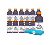 Gatorade Grape Zero Thirst Quencher Electrolyte Enhanced Sports Drink 12 fl oz Plastic Bottles 18 Pack