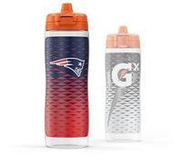 Gatorade Gx NFL Non-Slip Squeeze Bottles, 30 fl oz, Gx Hydration System