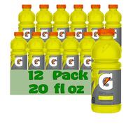 Gatorade Lemon Lime Thirst Quencher Electrolyte Enhanced Sports Drink 20 fl oz Plastic Bottle 12 Pack