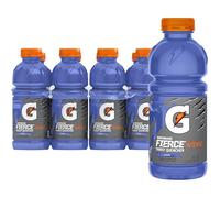 Gatorade Thirst Quencher Sports Drink Bottles - Fierce Grape - 20 oz - Electrolytes for Rehydration (Pack of 12)