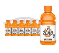 Gatorade Thirst Quencher Zero Sugar Sports Drink, Orange, 12oz , Pack of 12 Electrolytes for Rehydration