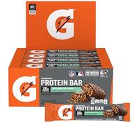 Gatorade Whey Protein Bars, Mint Chocolate Crunch, 2.8 oz Bars (Pack of 12, 20g of Protein per bar)