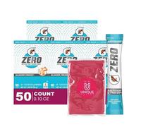 Gatorade ZERO 50- Count of Zero Glacier Freeze Thirst Quencher Electrolyte Enhanced Sports Drink Powder 0.10oz Packet