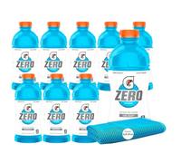 Gatorade Zero Cool Blue Thirst Quencher Electrolyte Enhanced Sports Drink 28 fl oz Plastic Bottle 9 Pack