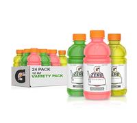 Gatorade Zero Kids Variety Pack, (Apple, Watermelon, Lemon Lime), 12 Fl Oz (Pack of 24)