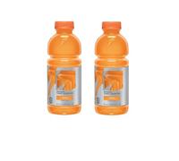 Gatorradde Cool Blue,Fruit Punch,Orange,Lemon Lime,Grape,Frost Cherry Flavoured Drink Bottles 591ml - Refreshing and Hydrating Drinks (2 x Bottles, Orange Drink 591ml)