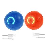 Gatphy Interactive Dog Ball with LED Light - Automatic Rolling and Self Moving Pet Toy for Small Medium Large Dogs and Cats
