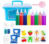 Gatphy Magic Water Elf Toy Kit, 8 Colors Handmade Magic Gels Water Toys Kit with Magic Gels and Creature Molds, Magic Water Gel Kit Magic Gels Mold Kit DIY Arts Crafts Birthday Toy for Kids 5 Years