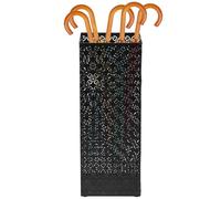 Gatphy Metal Umbrella Holder, Square Umbrella Stand Holder Multipurpose Umbrellas Storage Stand Walking Sticks Holders for Umbrellas Cane Entryway Home Hotel (Black3)