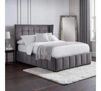 Gatsby Bed - Light Grey Fabric - Sizes Available