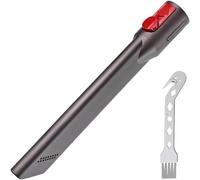 GATSUZG Crevice Tool for Dyson V7/V8/V10/V11/V12/V15 Gen5 Vacuum Cleaners, 25cm/0.8ft Quick Release Nozzle Extension Nozzle Accessory for Cleaning, with Trigger Lock, Brush