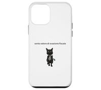 Gatto elegante con una battuta sull'evasione fiscale Case for iPhone 12 mini