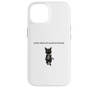 Gatto elegante con una battuta sull'evasione fiscale Case for iPhone 14