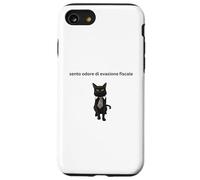 Gatto elegante con una battuta sull'evasione fiscale Case for iPhone SE (2020) / 7/8