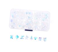 Gatuida 1 Box Rainbow Ab Crystal Jewelry Making Pendants Box for Necklace Bracelet Earring DIY Craft Charms with Skin-friendly Fade-resistant for Holiday and Handmade Accessories