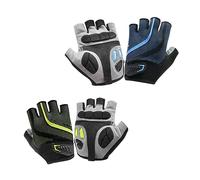 Gatuida 1 Pair Breathable Half Finger Cycling Gloves Unisex Shockproof Slip Sports Gloves for Outdoor Activities Blue for Biking Jogging Fishing and More