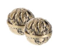 Gatuida 1 Pair Chinese Massage Balls for Hands: Traditional Wood Baoding Balls - 38mm Palm Hand Massager for Exercise and Relaxation Seniors